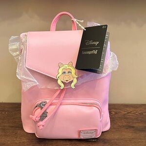 Loungefly Light Pink Miss Piggy Kids Backpack